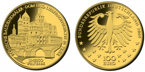 100 Euro Goldmünze Trier 2009