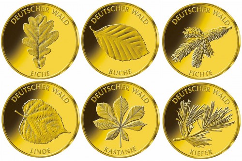 20 Euro Goldmünzen Deutscher Wald