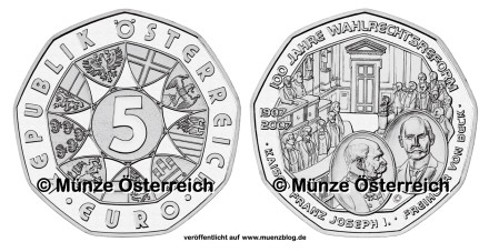 5 Euro Gedenkmünze Österreich 2007