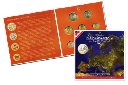 Kursmünzensatz Österreich 2008